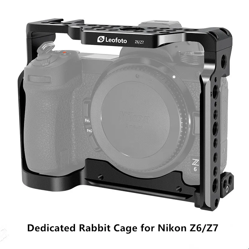 

Leofoto специальный комплект клетки в форме кролика для камеры Nikon Z6/Z7 микро Одиночная видеокамера Vlog аксессуары для фотосъемки