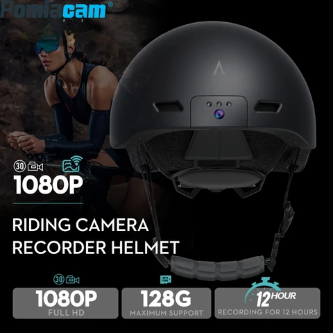 Камера-Регистратор на шлем RAW20, HD камера для крепления на голову, для езды на велосипеде и занятий спортом на открытом воздухе, с несколькими режимами фар и предупредительными задними фонарями