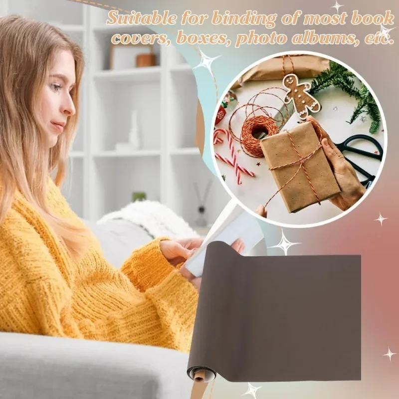 Холщовая ткань обложка для книги папка переплета 47 2x16 9 см коричневый