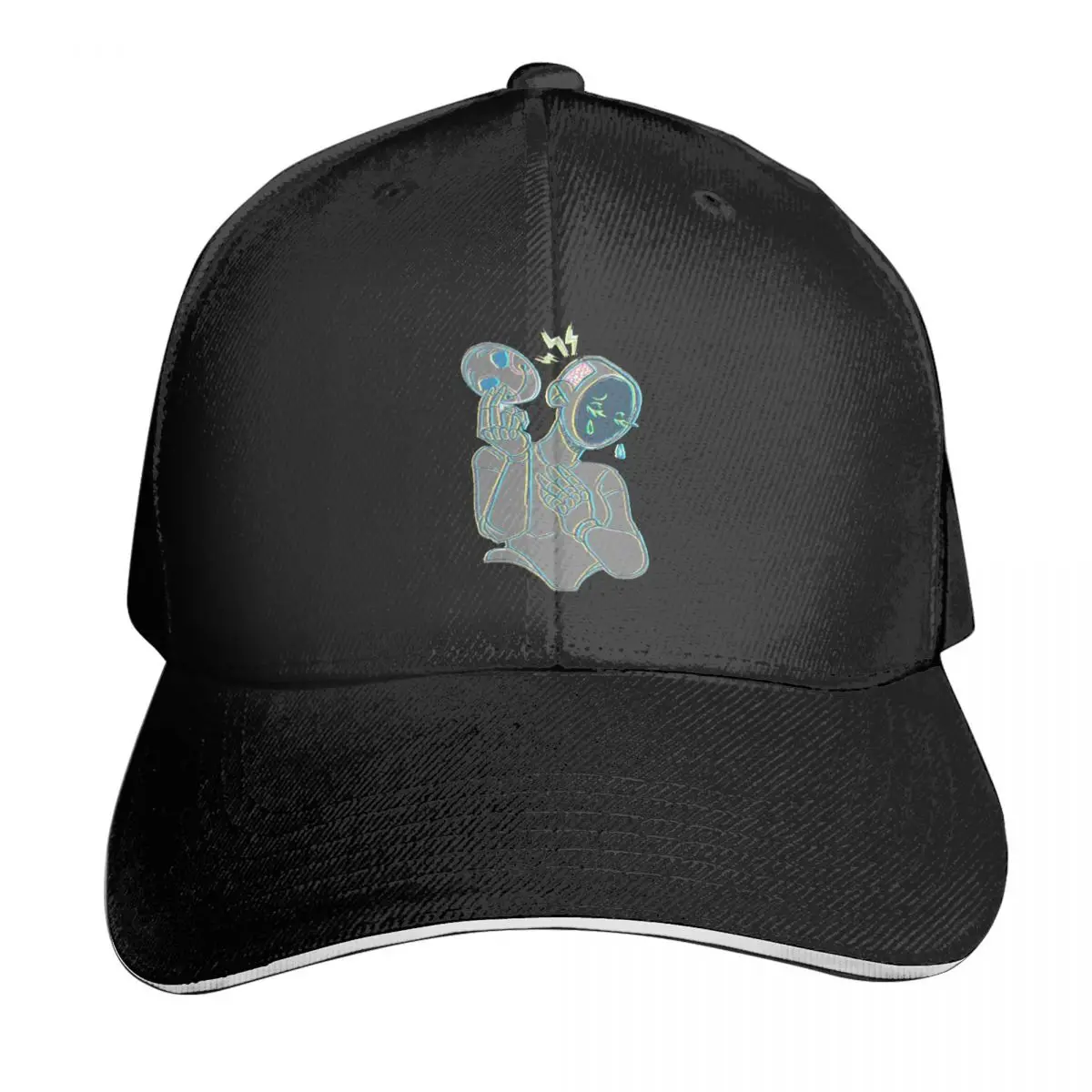 

Грустная машина Casquette, шапка из полиэстера для отдыха, Влагоотводящая, для спорта