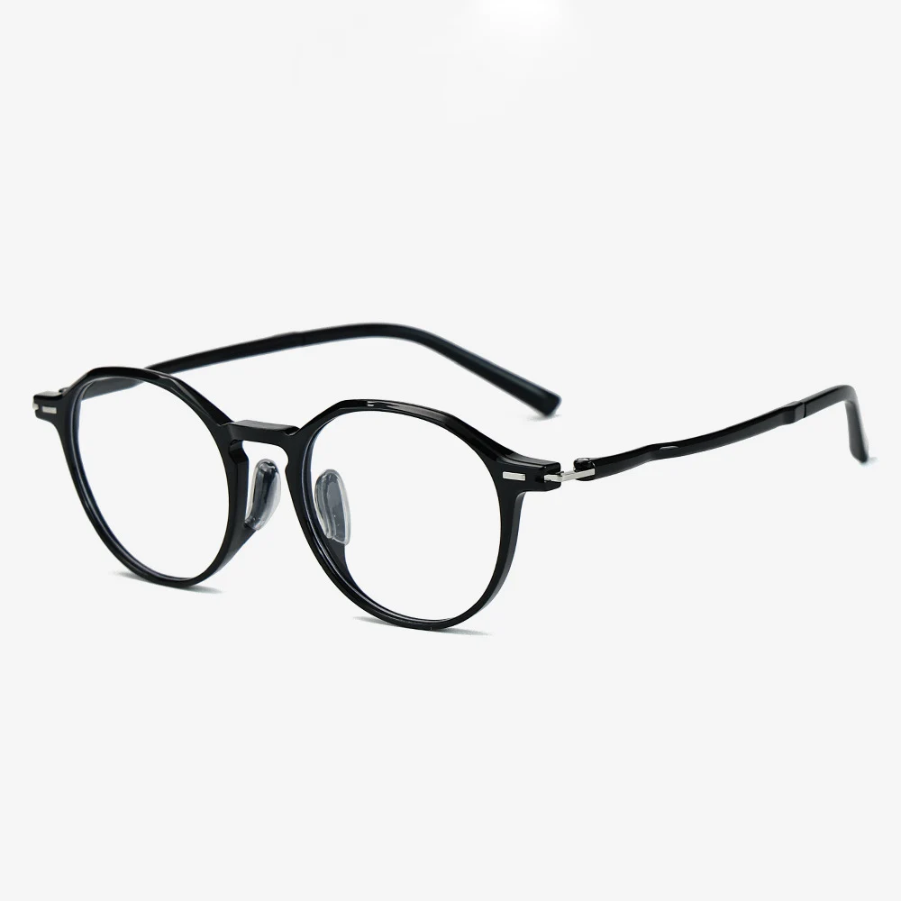 KANDREA 2 в 1 новинка TR90 винтажная маленькая оправа для мужчин и женщин 2024 модный