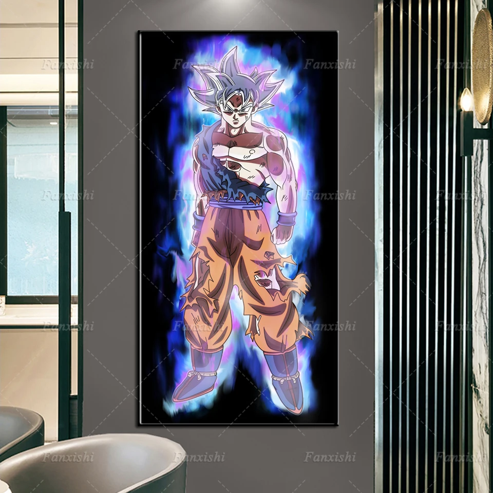 

Anime Poster Dragon Ball Goku Heroes Ultra Instinct Wall Canvas Painting Art Prints Modular Pictures For Living Room Home Decor