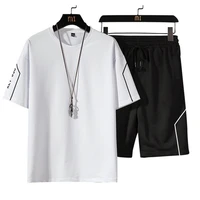 2022 new mens t shirt and shorts suit casual summer short sleeve jogging quick dry suit