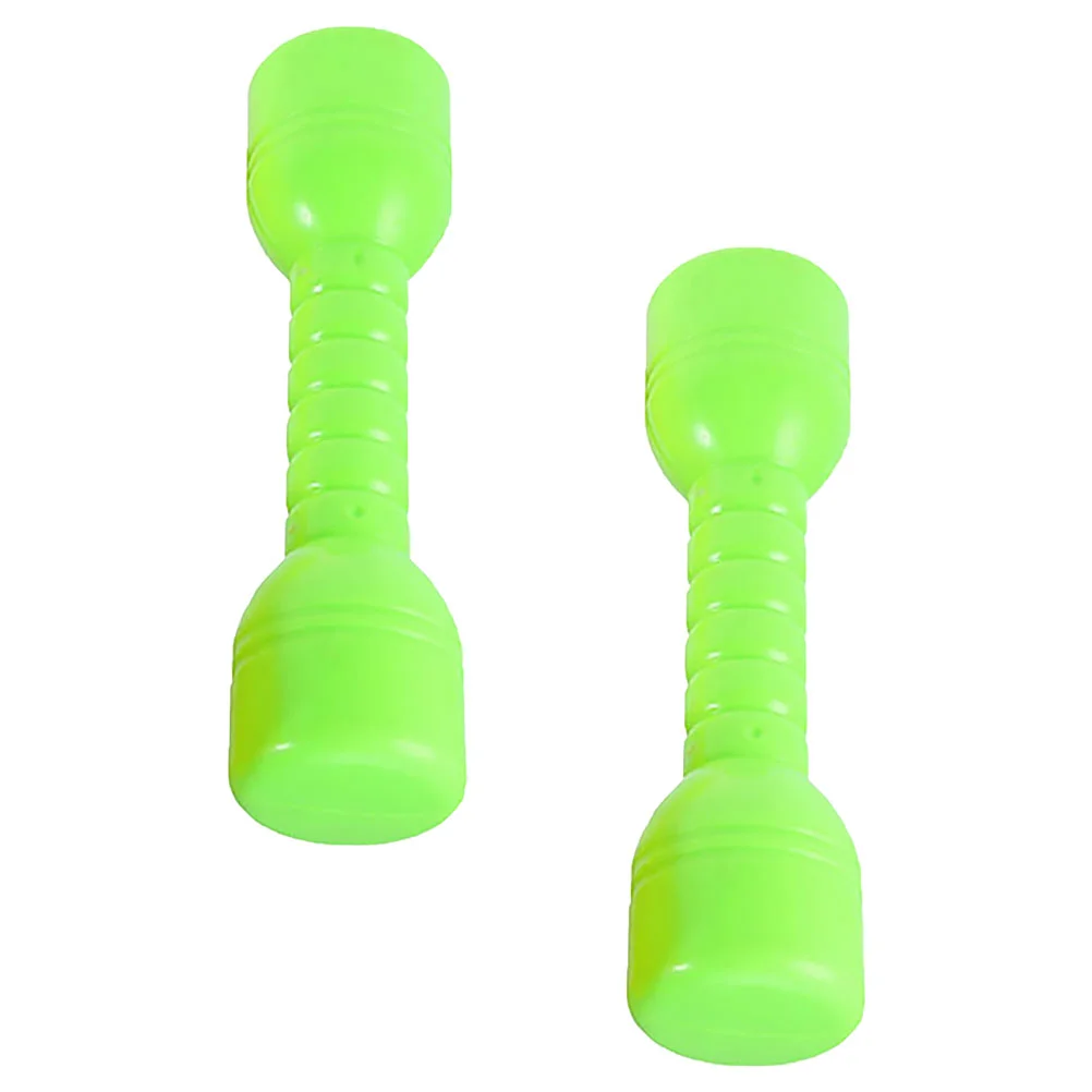 

2pcs Green Kids Dumbbell Gym Barbells Dumbbells Weights to exercise at home