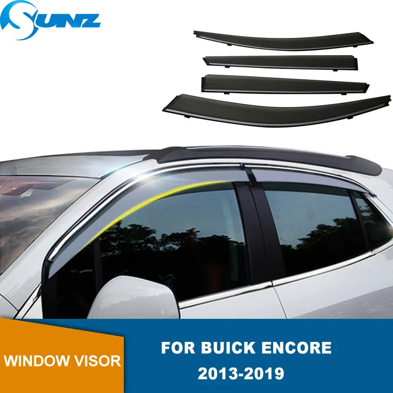 

Side Window Deflector For Buick Encore 2013 2014 2015 2016 2017 2018 2019 Car Window Shield Sun Rain Deflector Guard SUNZ