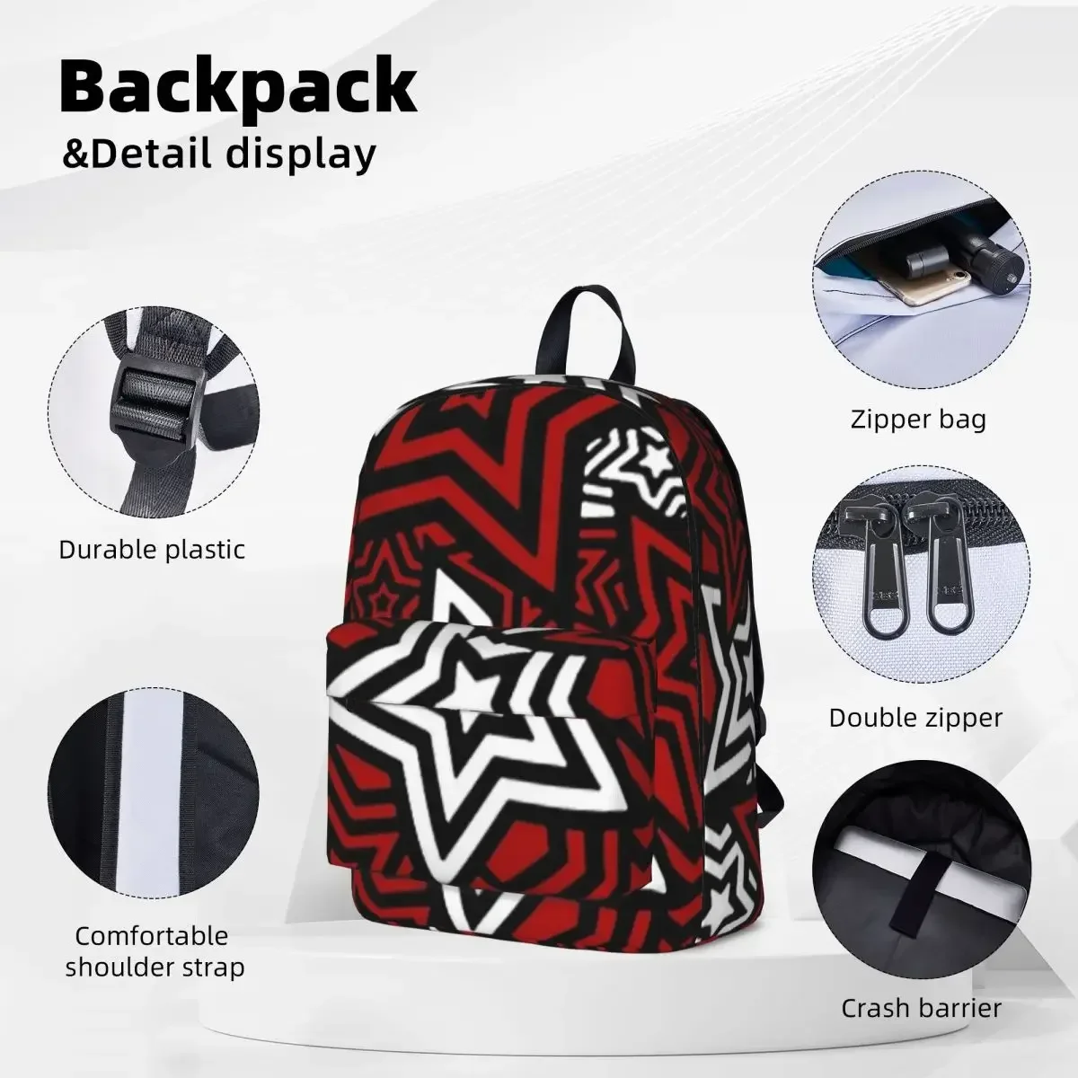 Рюкзак Persona 5 Royal с принтом фантомного кража и маски звезд повседневная детская