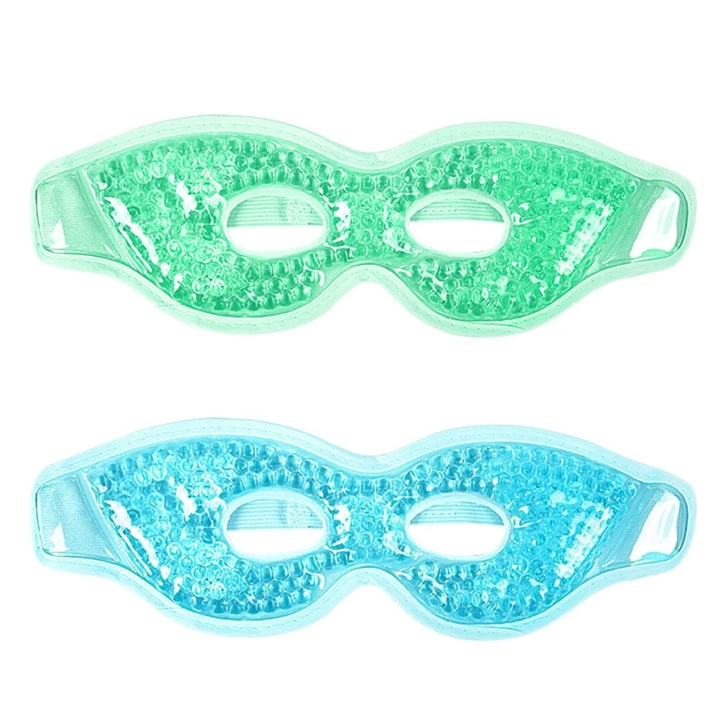 

Cold Hot Gel Eye Mask Reduce Dark Circles Bags Under Eyes Migraines Heat Ice Therapy Pack Compress Summer 28ED
