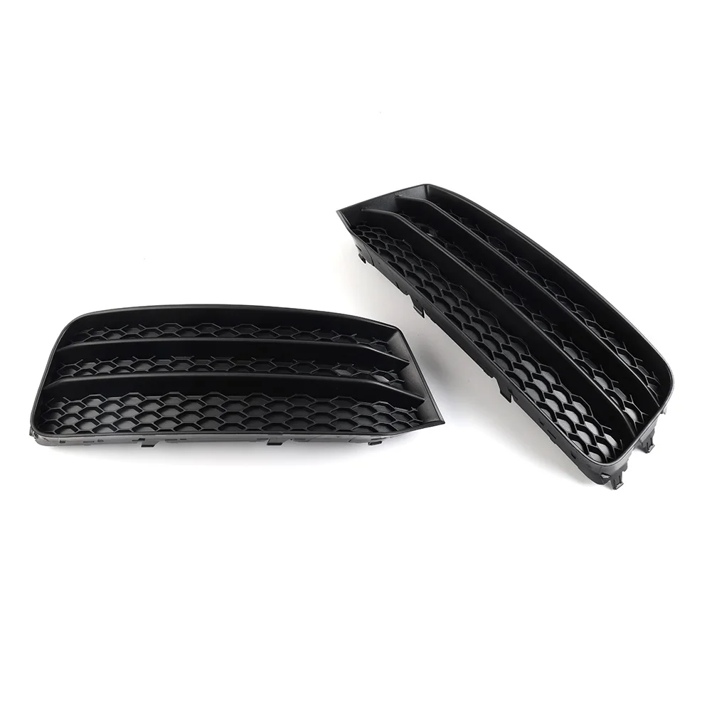 2 шт. черный автомобильный имперфорированный сотовый сетчатый передний бампер