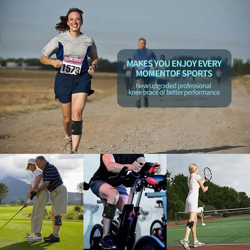 1 шт. терапевтический фиксатор точечного сустава наколенник черный давления для