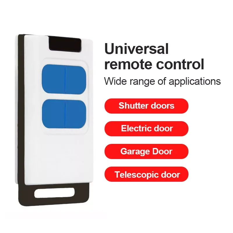 

433MHZ Four Button Copy Remote Control Key Garage Door Smart Home Copy Remote Control Dual Channel Copy For Anti-theft Alarm