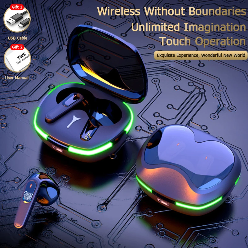 

Original Pro 60 TWS Wireless Bluetooth Headset 5.0 Earphones HiFi Stero Headphones Earbuds Noise Reduction Headset for Phone