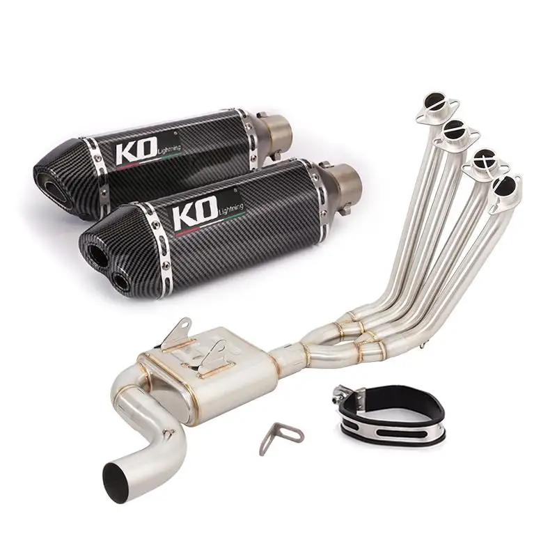 

Box Side Row Front Pipe For Honda CB650F\R CBR650\F 2014-2023 Motorcycle Exhaust System Muffler Header Link Pipe Slip On Steel