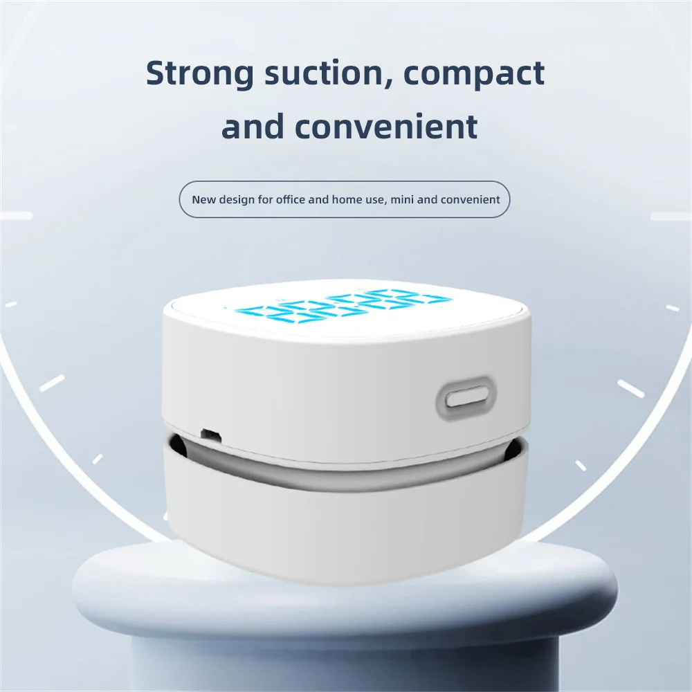 

1~5PCS Desktop Vacuum Cleaner Wireless Portable Home Mini Dust Cleaner Electronic Clock Vacuum Cleaner
