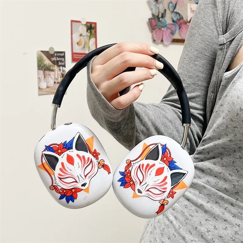 Фото Модный крутой чехол для Airpods Max, защитный декор для наушников Apple, чехол для Airpods Max, защита гарнитуры №4
