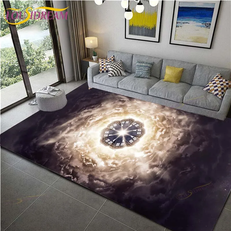 

Коврик с 3D принтом Доктора Кто, мягкий фланелевый коврик для спальни, детские ковры для ползания для гостиной