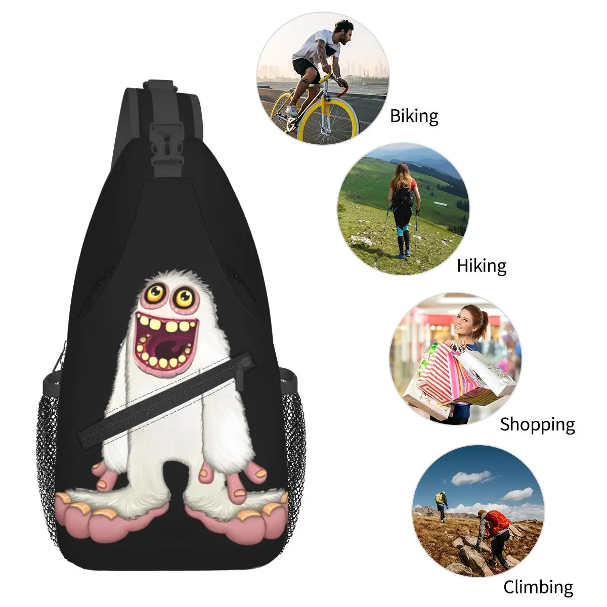 Сумка через плечо Mammott крутая нагрудная сумка рюкзак на My Singing Monsters для