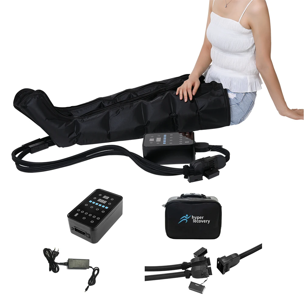 

Air Compression Recovery Pump Boots Leg Massager Blood Circulator COMPRESSION PANTS Hyper Recovery Massager