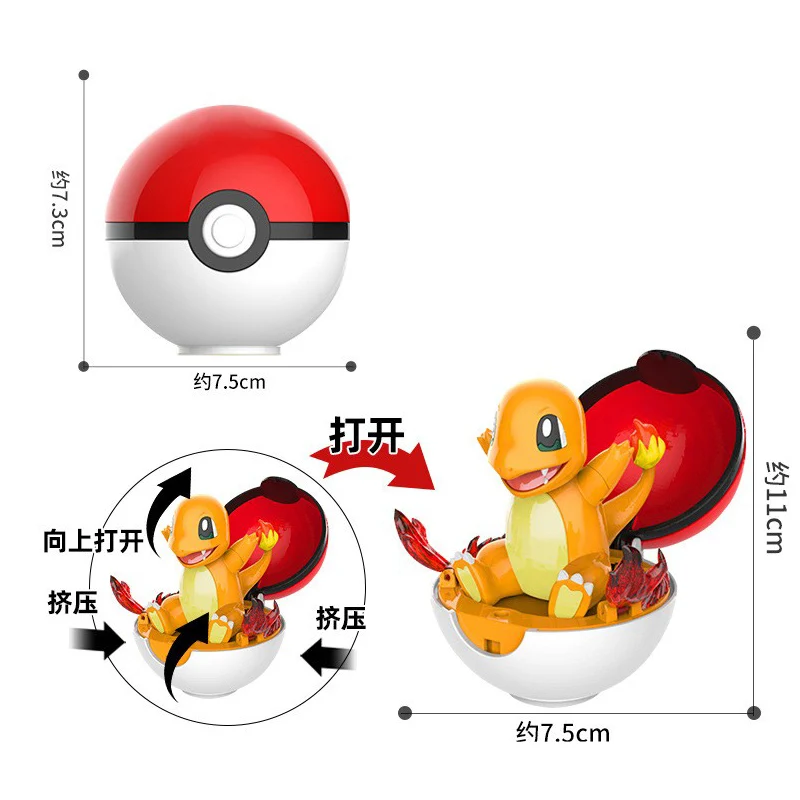 Игрушечная фигурка покемона EEVEE CHARIZARD покебол Pikachu Pocket Charizard Gyarados фигурки модель