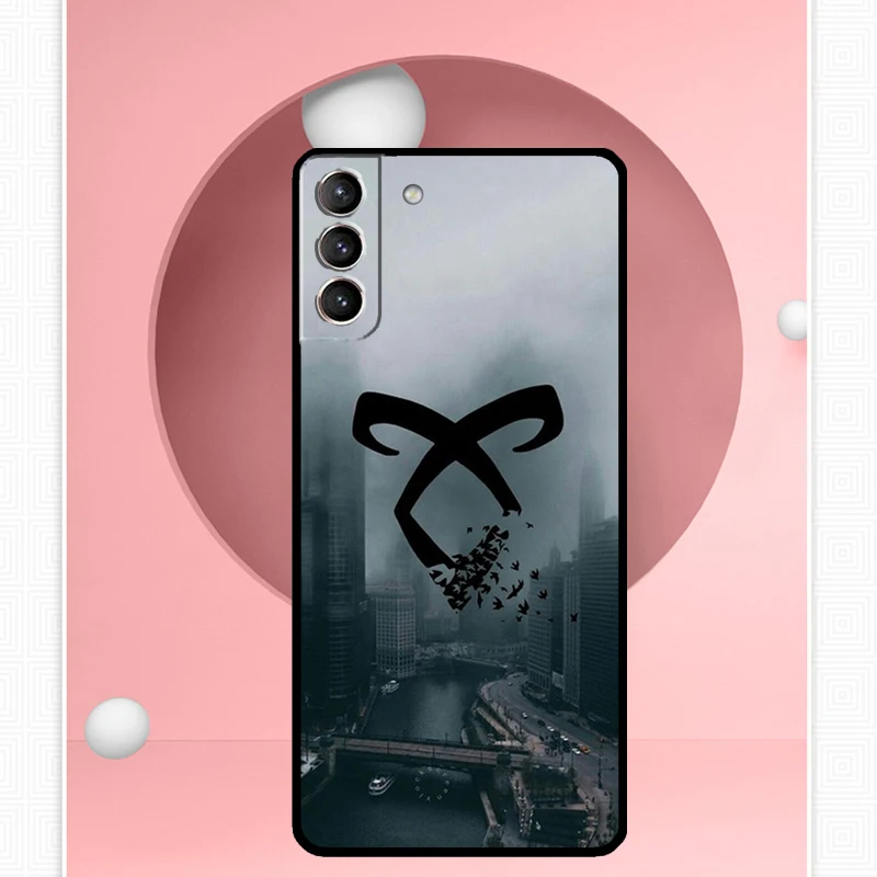 Фото Чехол с логотипом Shadowhunters Angelic Rune для Samsung Galaxy S26 S25 Ultra S20 S21 S22 S23 S24 Ultra S10 Plus S25 FE Cover Funda №2