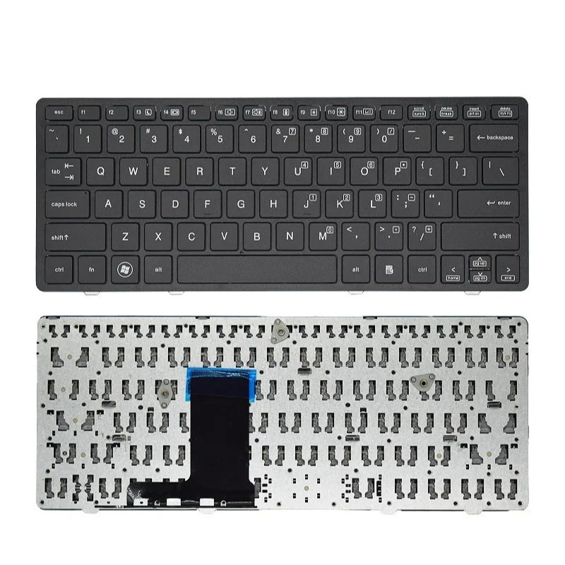 XIN-Russian-US клавиатура для ноутбука HP EliteBook 2560 2560P 2570 2570P с рамкой без подсветки