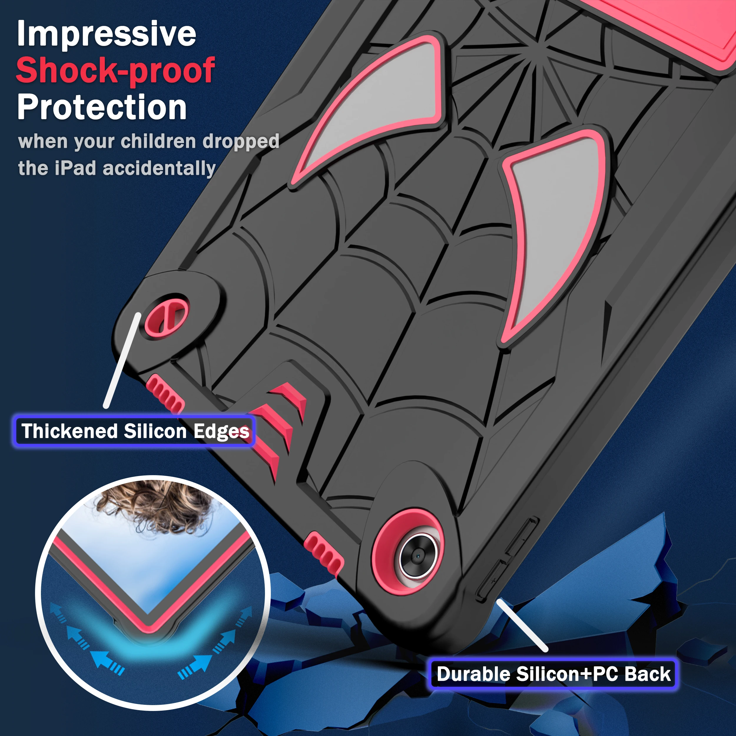 Case for Lenovo M10 Plus 3rd Gen Tablets Xiaoxi Pad 10.6 TB-128F Fundas 10.1 128FU TB328FU Kids Safe Protector Cover Coq