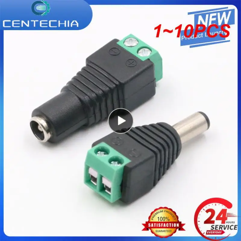 

1 ~ 10 шт., адаптер питания постоянного тока для камер 2,1 мм x 5,5 мм