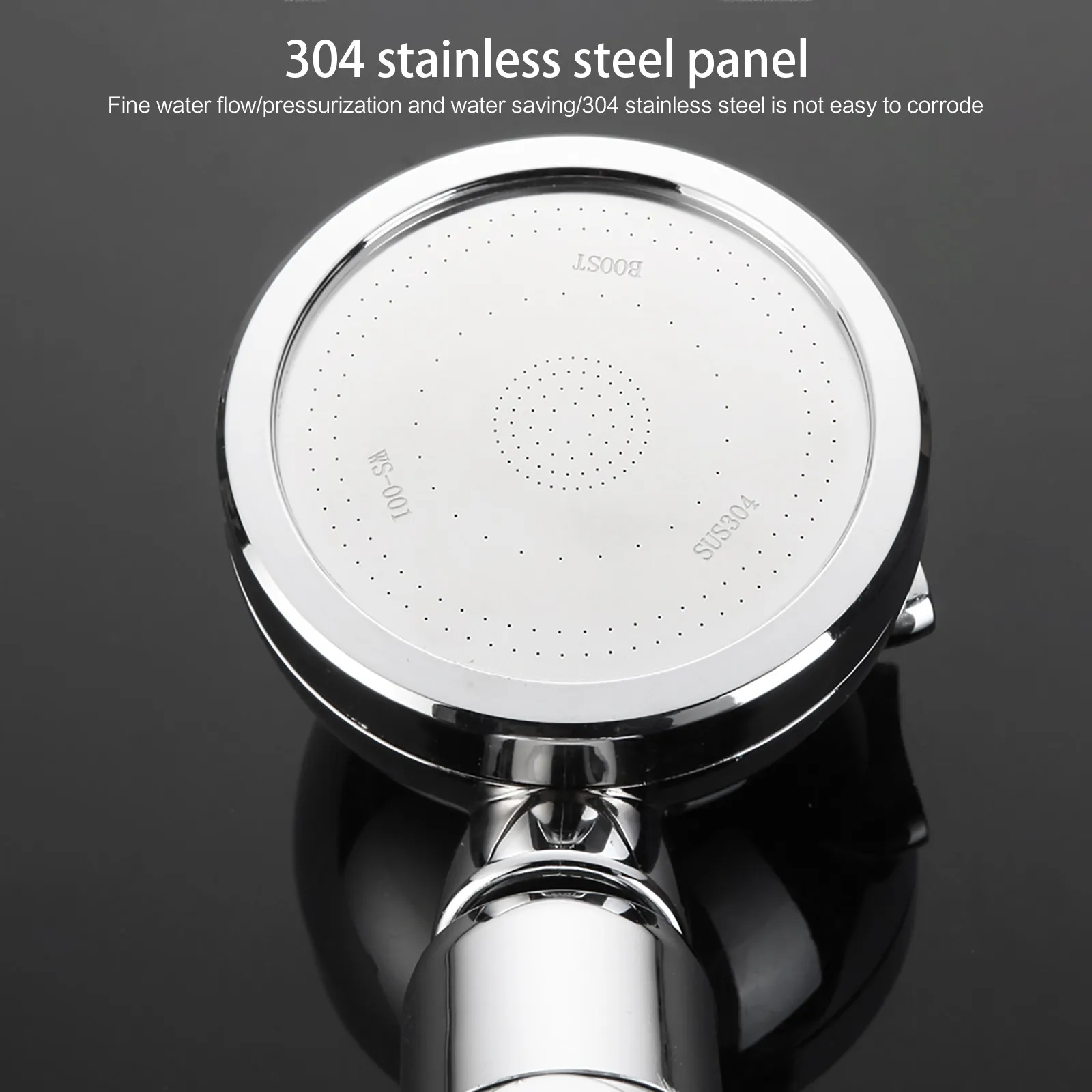 Ручная Лейка для душа высокого давления 3 мощных насадки кронштейн подачи воды с