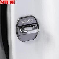 for gwm haval dargo 2022 2021 door lock protective cover car stainless steel decorations stickers car styling accessories 4pcs