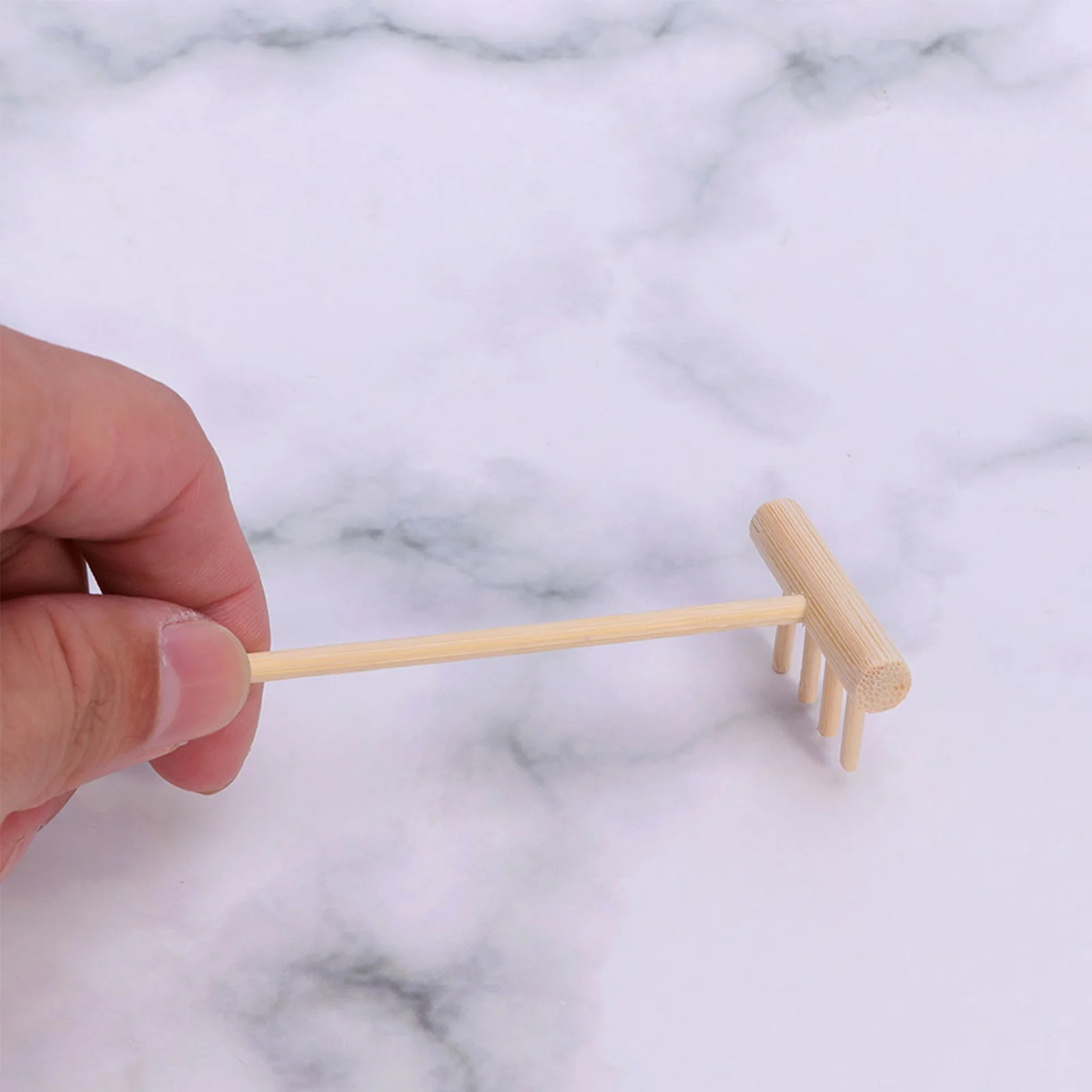 

Rake Garden Zen Sand Tools Mini Sandbox Rakes Accessories Toolwooden Meditationdesktop Miniature Kit Tabletop Pushsmoothing Pen