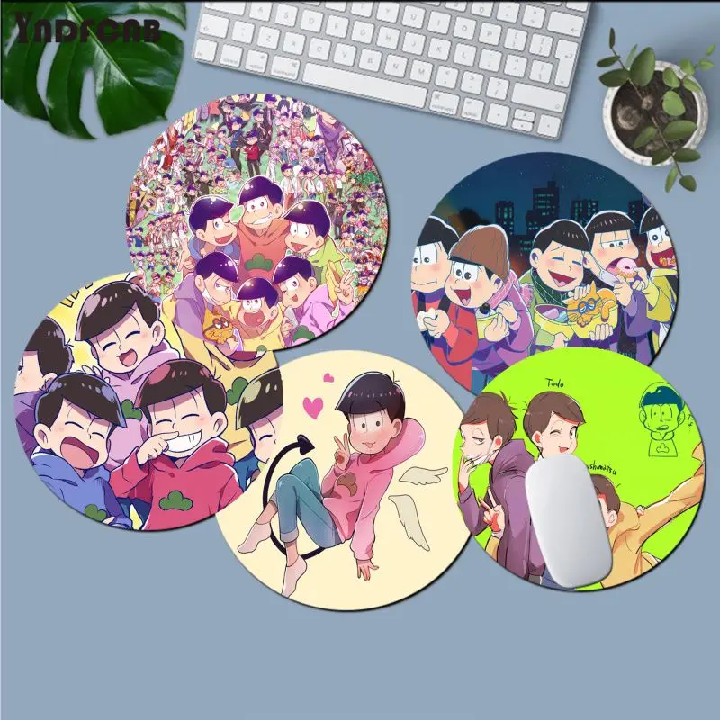 

Vintage Cool Osomatsu san Unique Desktop Pad Game Lockedge Mousepad gaming Mousepad Rug For PC Laptop Notebook