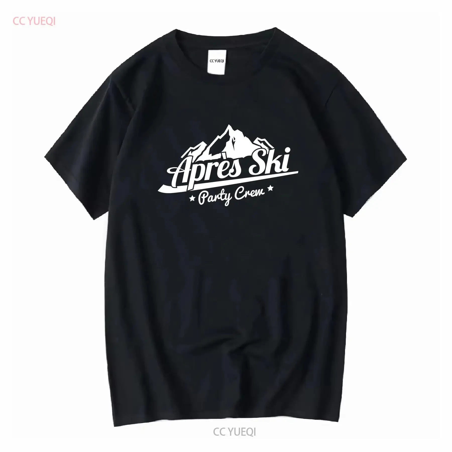 Фото Predisk Ski Party Crew Футболка Fun CulT Skiing Mountains Drinking Vacation S 5XL винтажная стираная уличная дизайнерская одежда homme №1