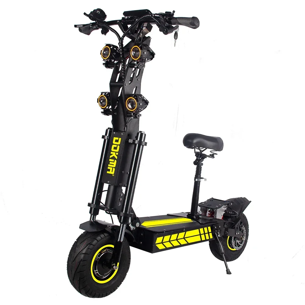 Электрический скутер 2024 13 дюймов дорожная шина 8000 Вт 60 В 50 Ач максимальная