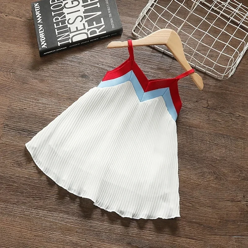 

Baby Girls Dresses 2022 Summer New Chiffion Sling Striped Dress for Kids Girls Clothes Princess Dress Toddler Girls Tutu Dresses