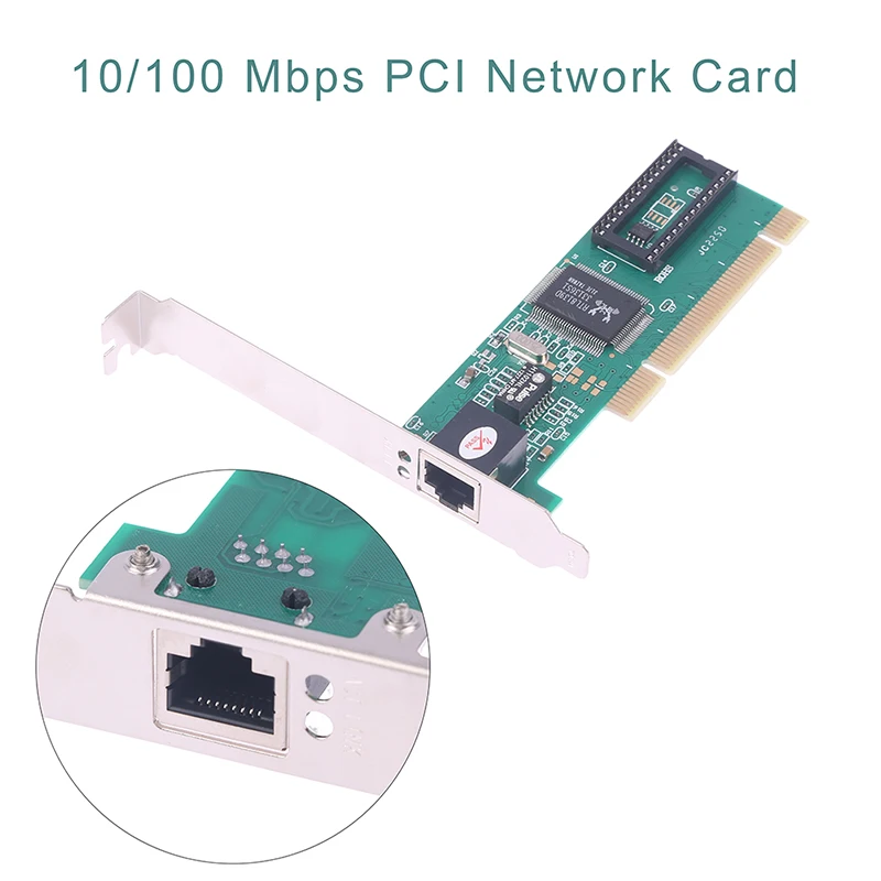 

10/100 Mbps NIC PCI To RJ45 8139D Ethernet Network Lan Card Network PCI Card PC Motherboard