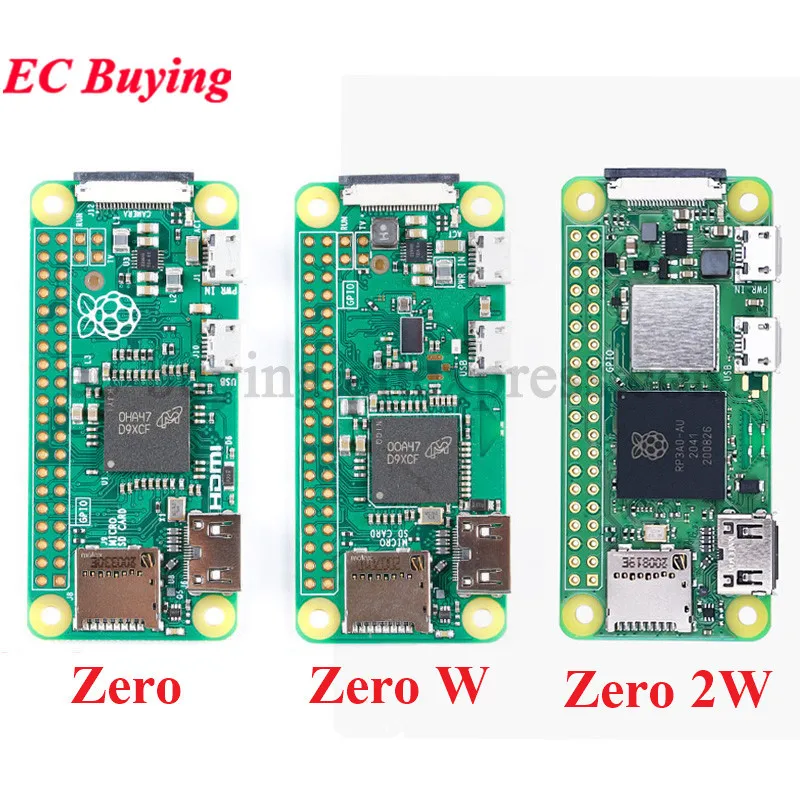 Raspberry Pi Zero/ZERO W Zero 2W с Wi-Fi беспроводной Bluetooth-совместимый BLE модуль 1 ГГц ЦП 512 МБ ОЗУ макетная плата HDMI-co