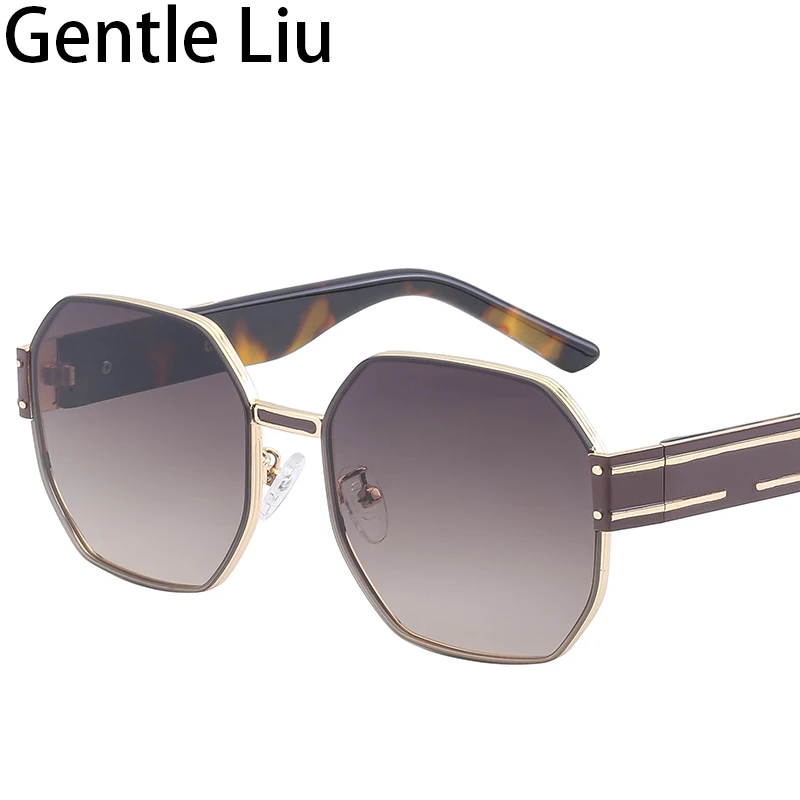 

Vintage Square Sunglasses Women 2022 Luxury Brand Polygon Sun Glasses for Men Pink Eyewear Shades Mirror Lunette De Soleil Femme
