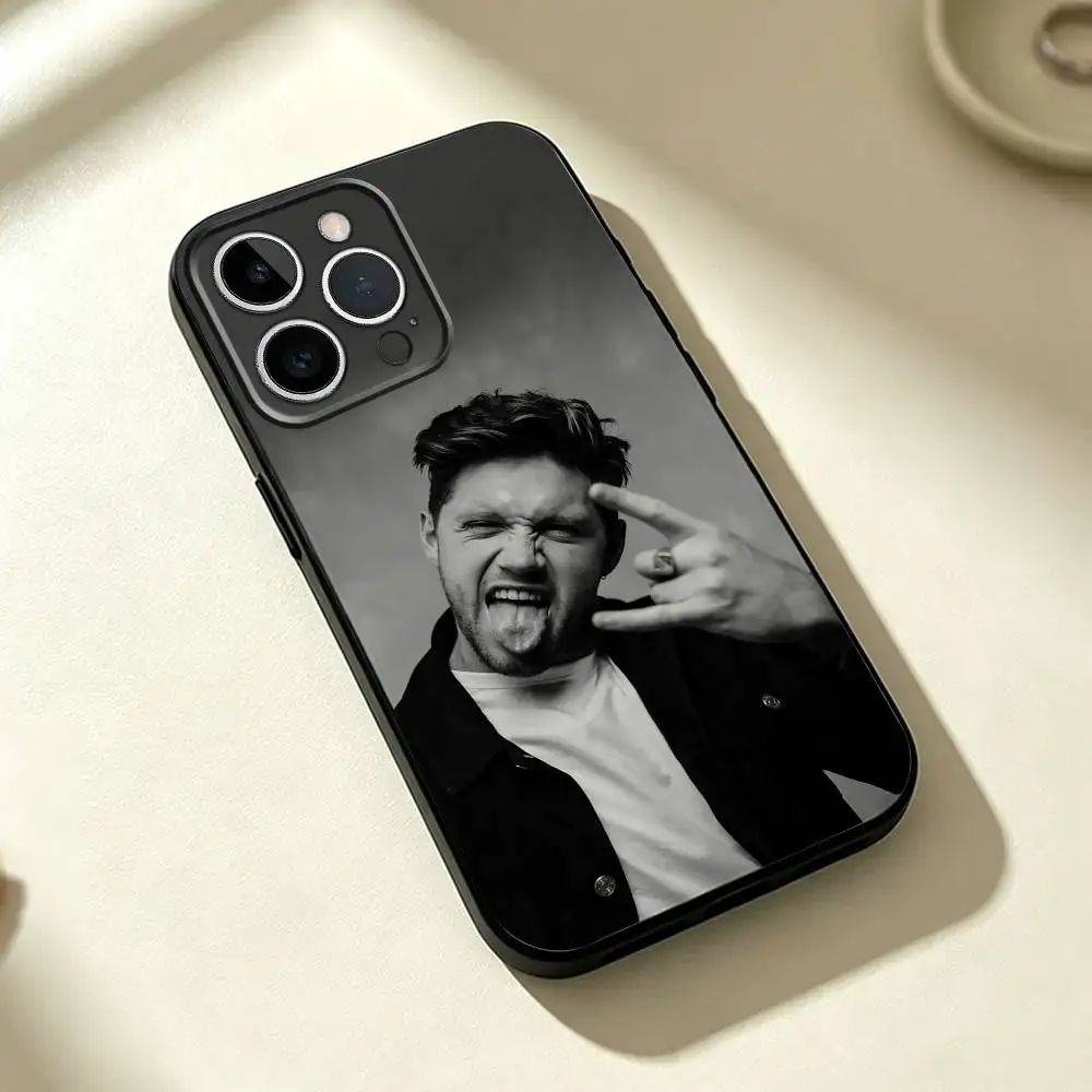 Фото Чехол для телефона N-Niall Horan THE SHOW для iPhone 17, 16, 15, 14, 13, 12, 11 Plus, Pro Max, XS, мягкий силиконовый чехол черного цвета. №2