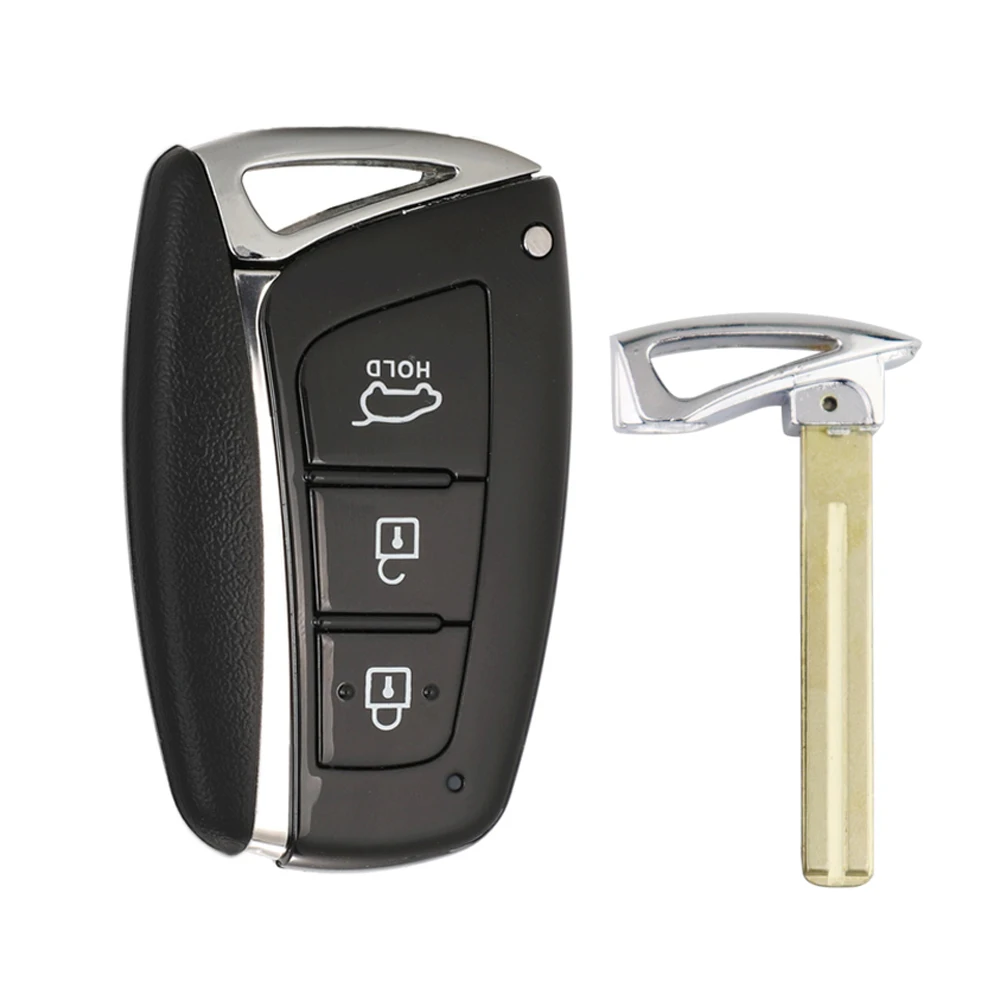 

Чехол для автомобильного ключа YIQIXIN для Hyundai Genesis 2013 2014 2015 Santa Fe Equus Azera IX45, пульт дистанционного управления, смарт-брелок с 3/4, кнопка, необрезанное лезвие