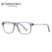 men anti blue light glasses frame fashion male square ultralight eye myopia prescription eyeglasses business optical glasses