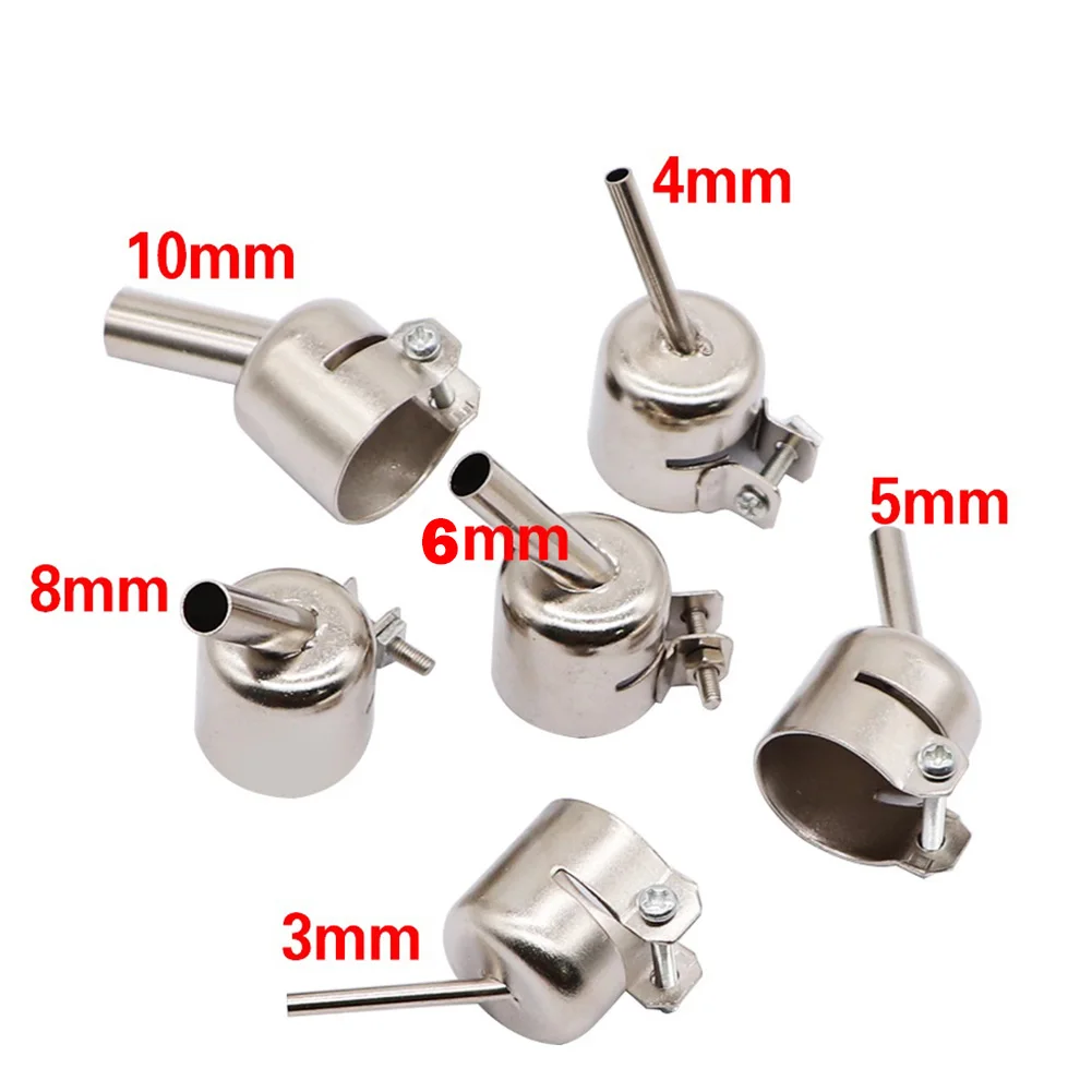 

Welding Nozzle Handheld Durable Stainless Steel Welding Nozzles Consumable Accessory For 850 Series Hot Air Rework Station