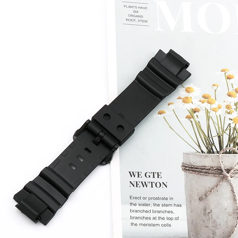 Buckle Resin Watch strap Suitable for Casio MCW-110H 100 W-S220 HDD-S100 5434 Watch Band Accessories Watch Chain Wristband