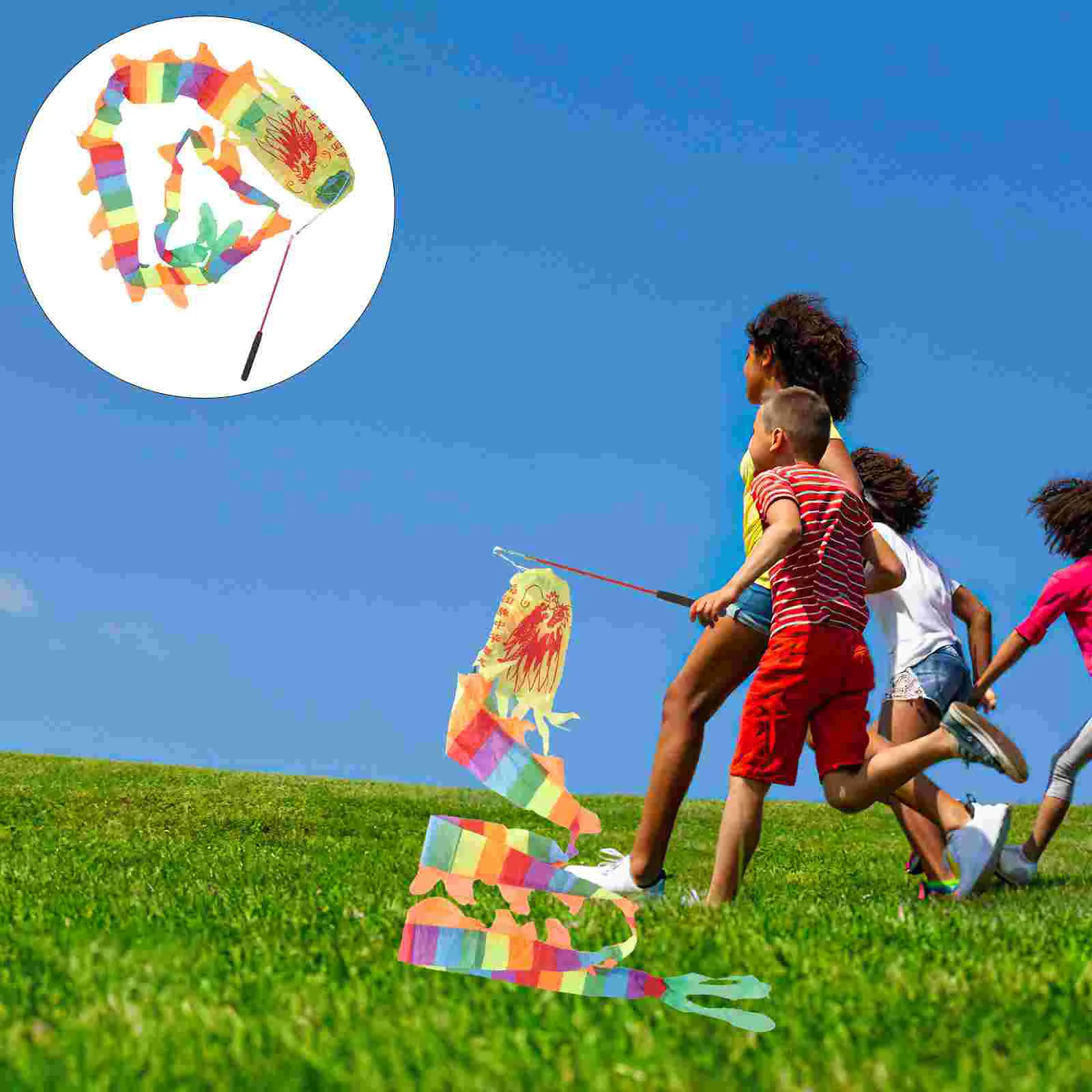 

Decorative Dragon Dance Ribbon Wear-resistant Dance Ribbon Interesting Ribbon Wand