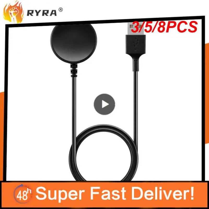 

3/5/8PCS Watch Charger Magnetic For Samsung Galaxy Watch 4 Classic Charging Cable Long Service Life Usb-a Interface