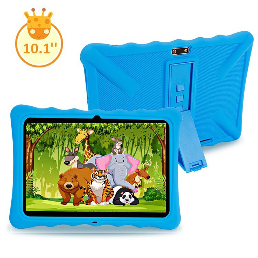 

Bluetooth-compatible 4.2 Android Tablet Dual Camera FM/WiFi Kids Tablet 2GB RAM 32GBGB ROM with Protective Sleeve for Study Work
