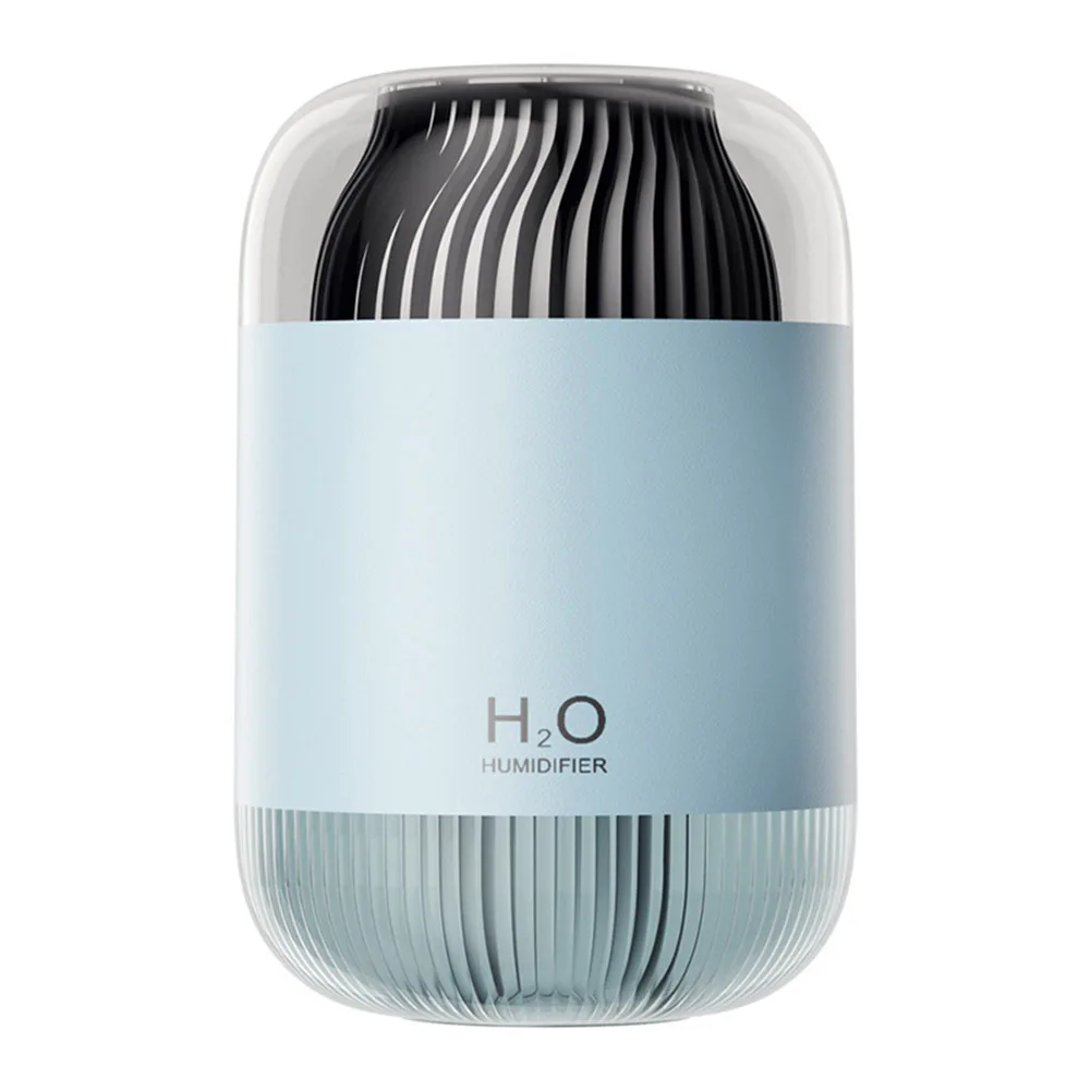 

Double Nozzle Air Humidifier Diffuser with LED Cool Mist Maker Fogger Office Blue