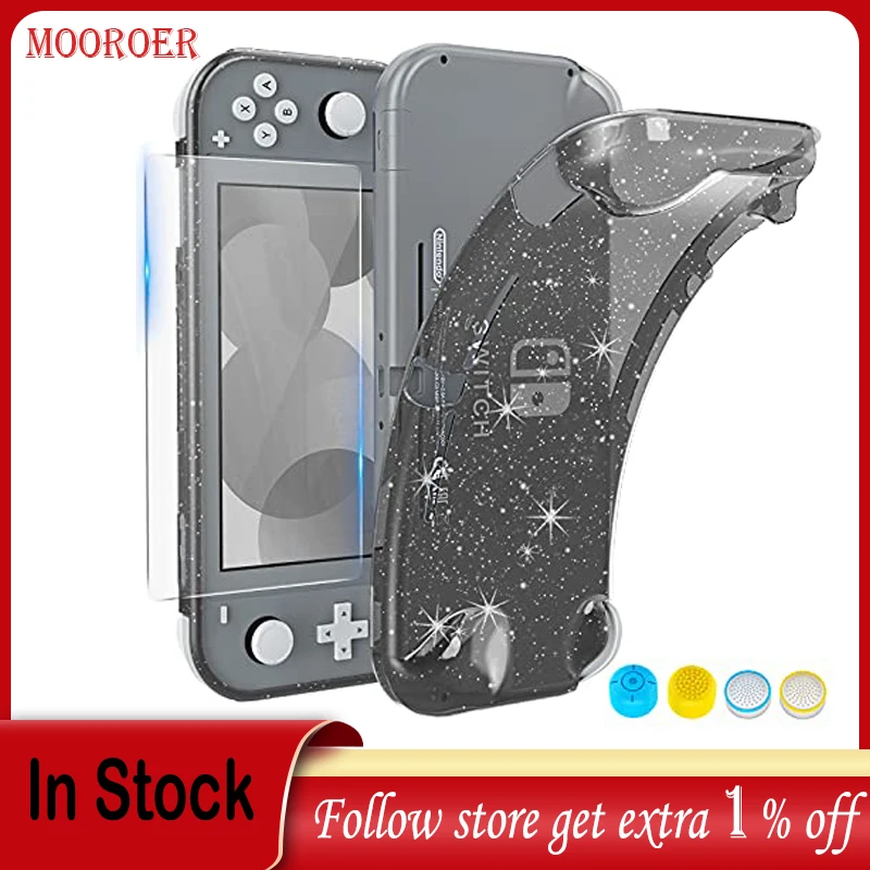 

Mooroer Case Compatible with Nintendo Switch Lite, TPU Protective Cover for Switch Lite with Anti-Scratch/Anti-Dust