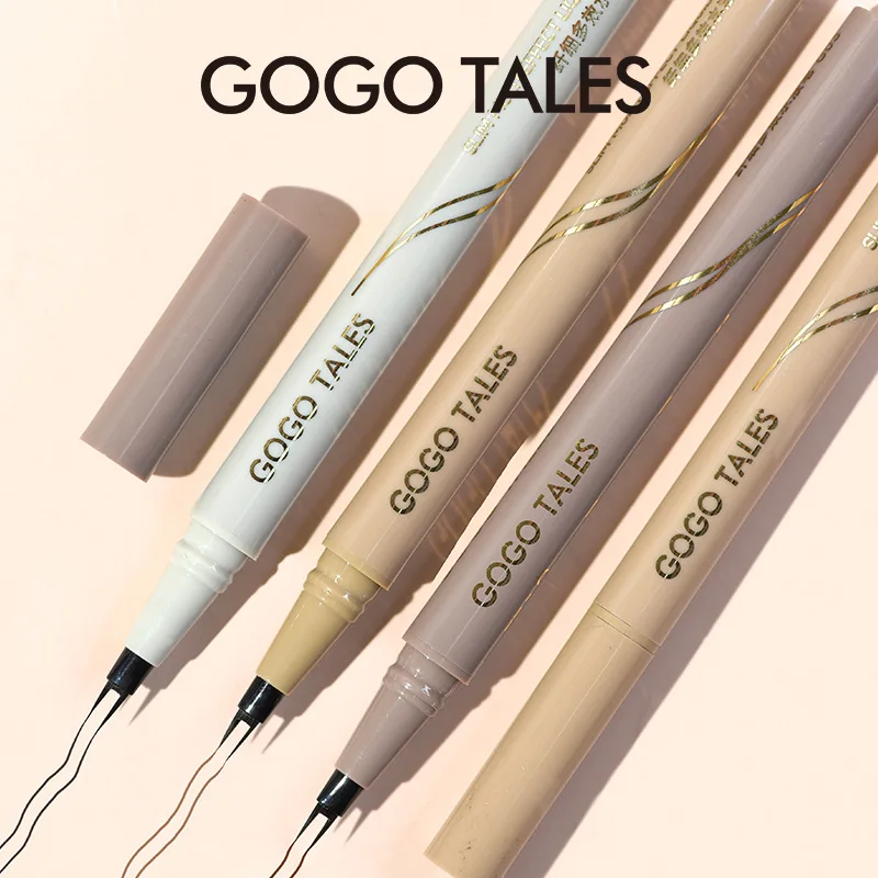 

Gogotales Under the Double Fork Extremely Fine Fork Lying Silkworm Waterproof Slender Multi-effect Water Liquid Pen Eyeliner Pen