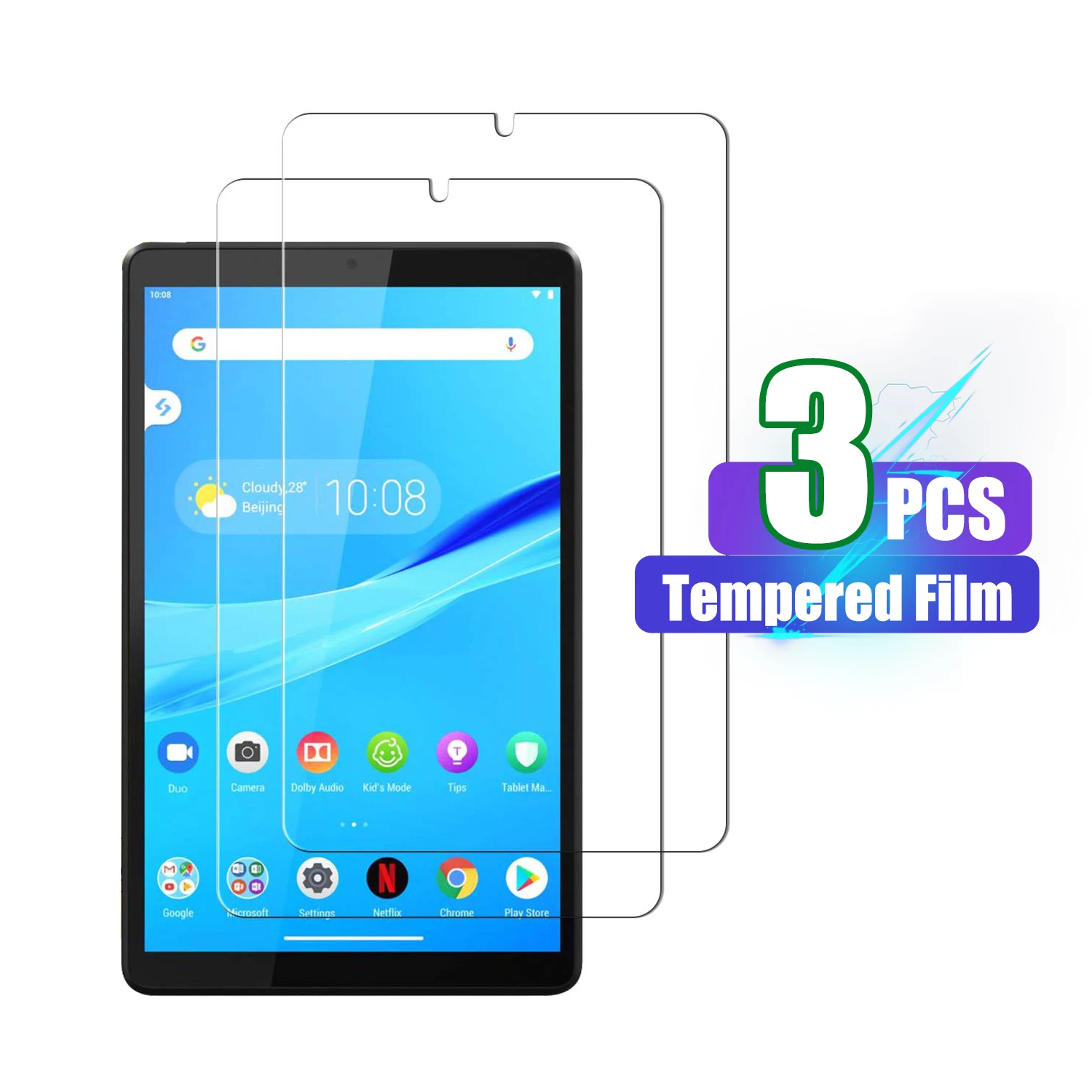 

Screen Protector for Lenovo Tab M8 HD LTE 2021/Tab M8 HD/Smart Tab M8 / Tab M8 FHD 2019 Tempered Glass for Lenovo M8 8.0 Inch