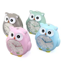 Multifunction Cute owl Alarm Clock Table Watch Luminous function Alarm Clock for Kids Friends Gifts Silent Sweeping movement