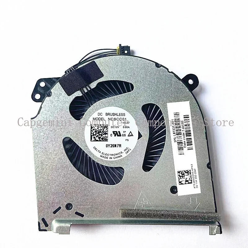 НОВЫЙ вентилятор охлаждения процессора и графического для модели HP Omen 15-DH 15-DH1070WM